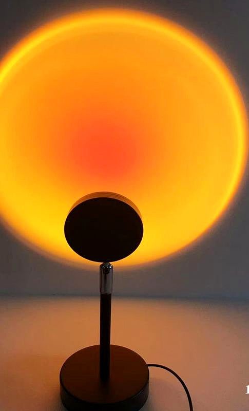 Sunset projectielamp met warme lichtgloed