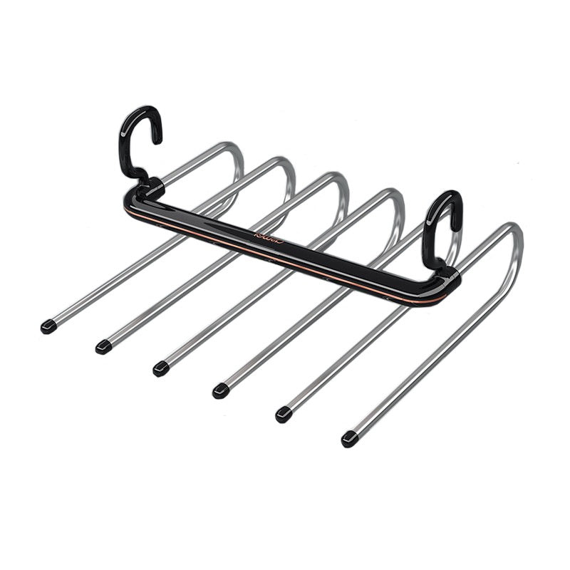 Foldable 6-Layer Trouser and Pants Hanger
